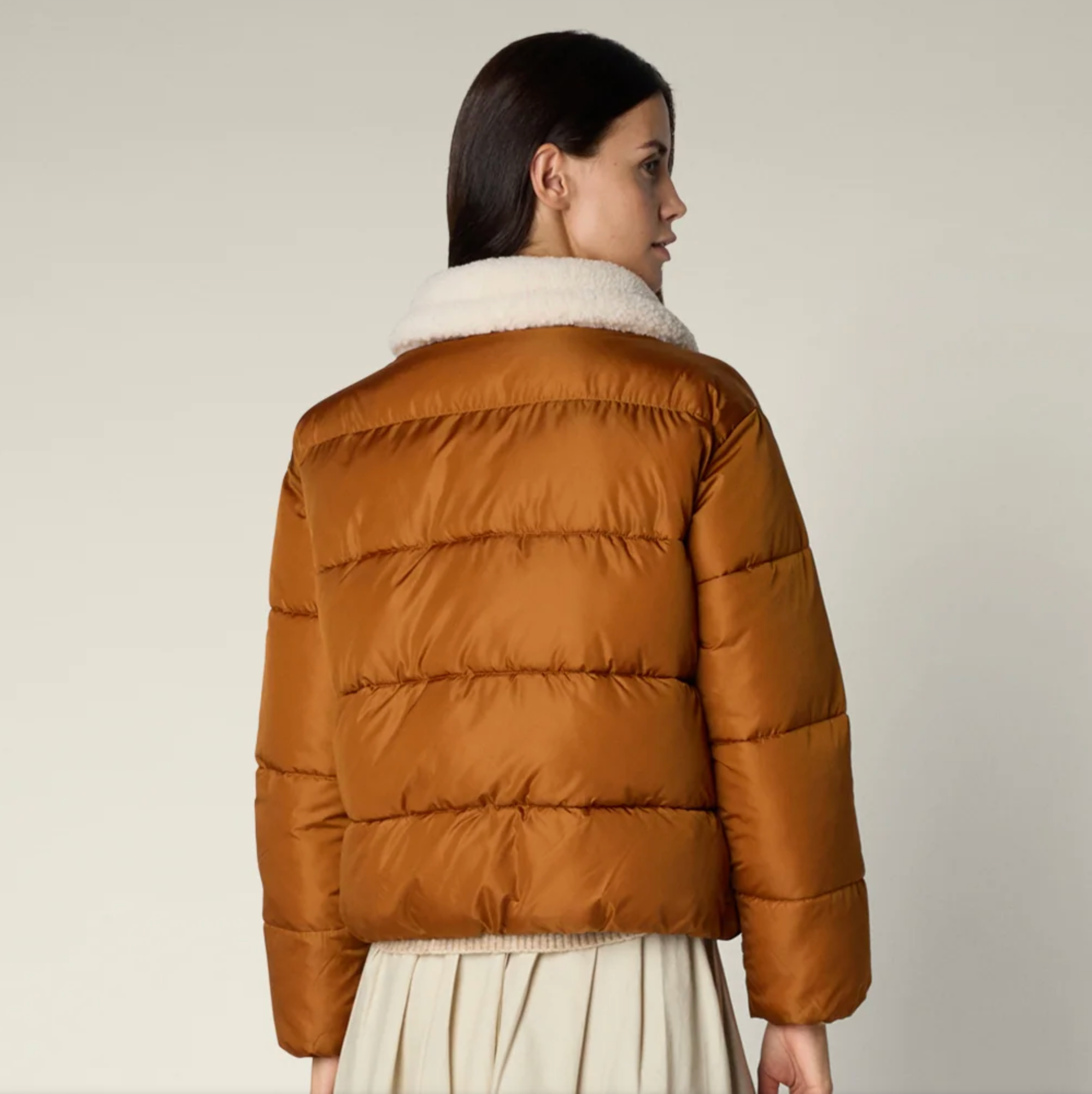 Save the Duck Honey Puff + Sherpa ladies