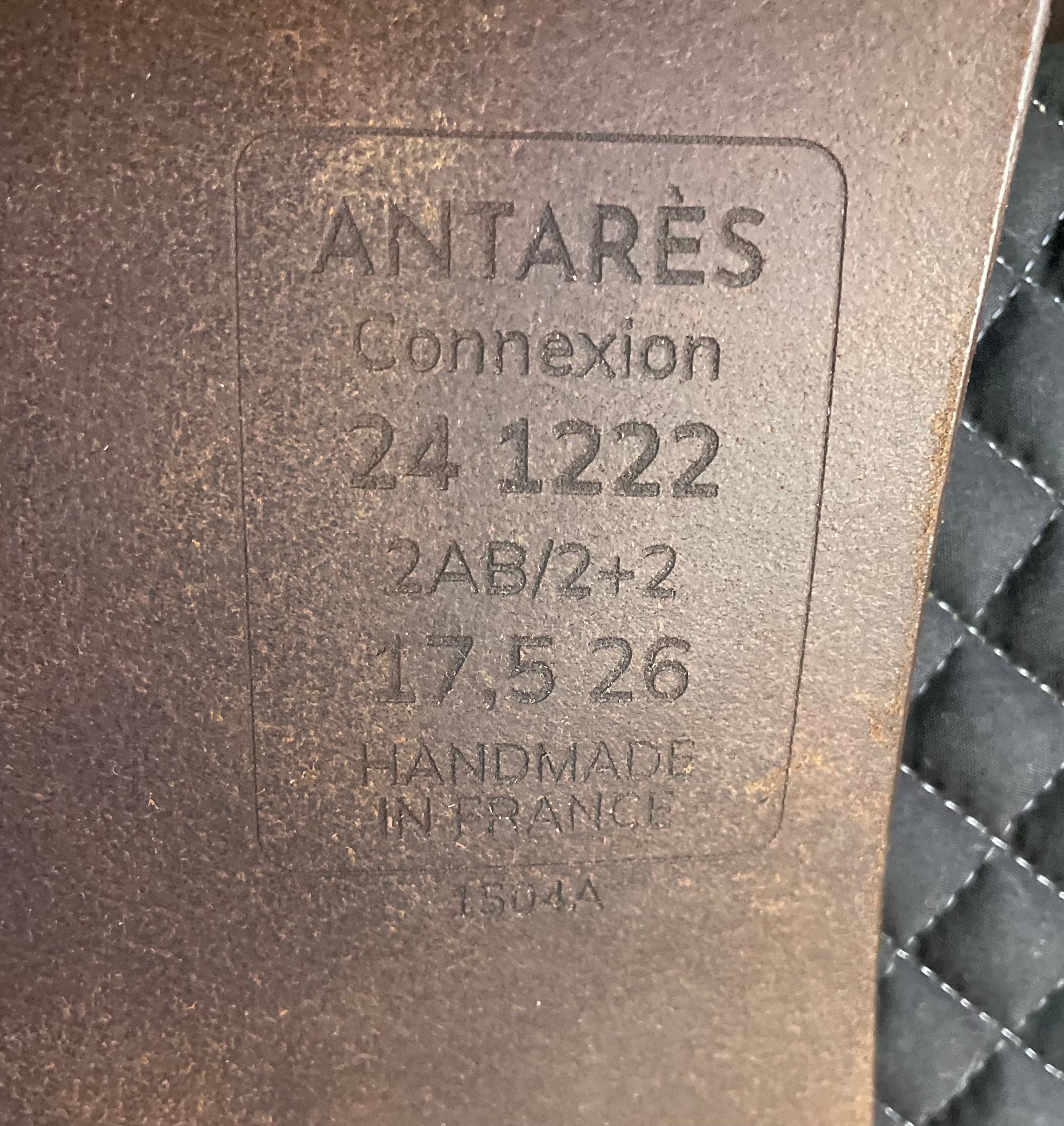 Antares Connexion saddle 17.5" 2AB
