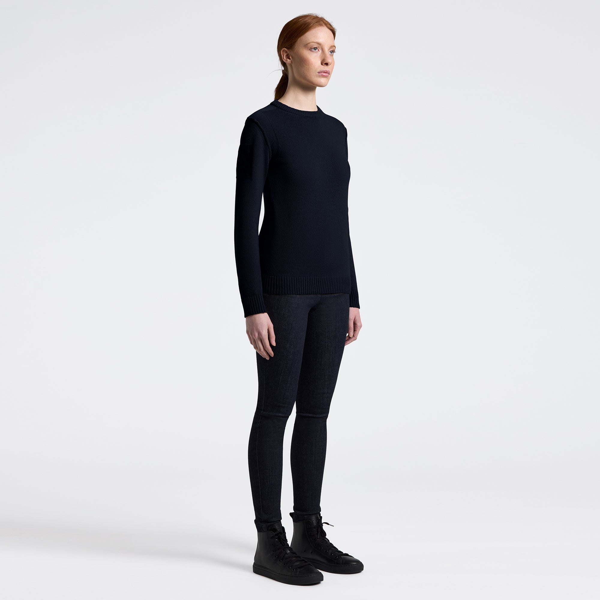 Cavalleria Toscana Purewool Crew Sweater ladies