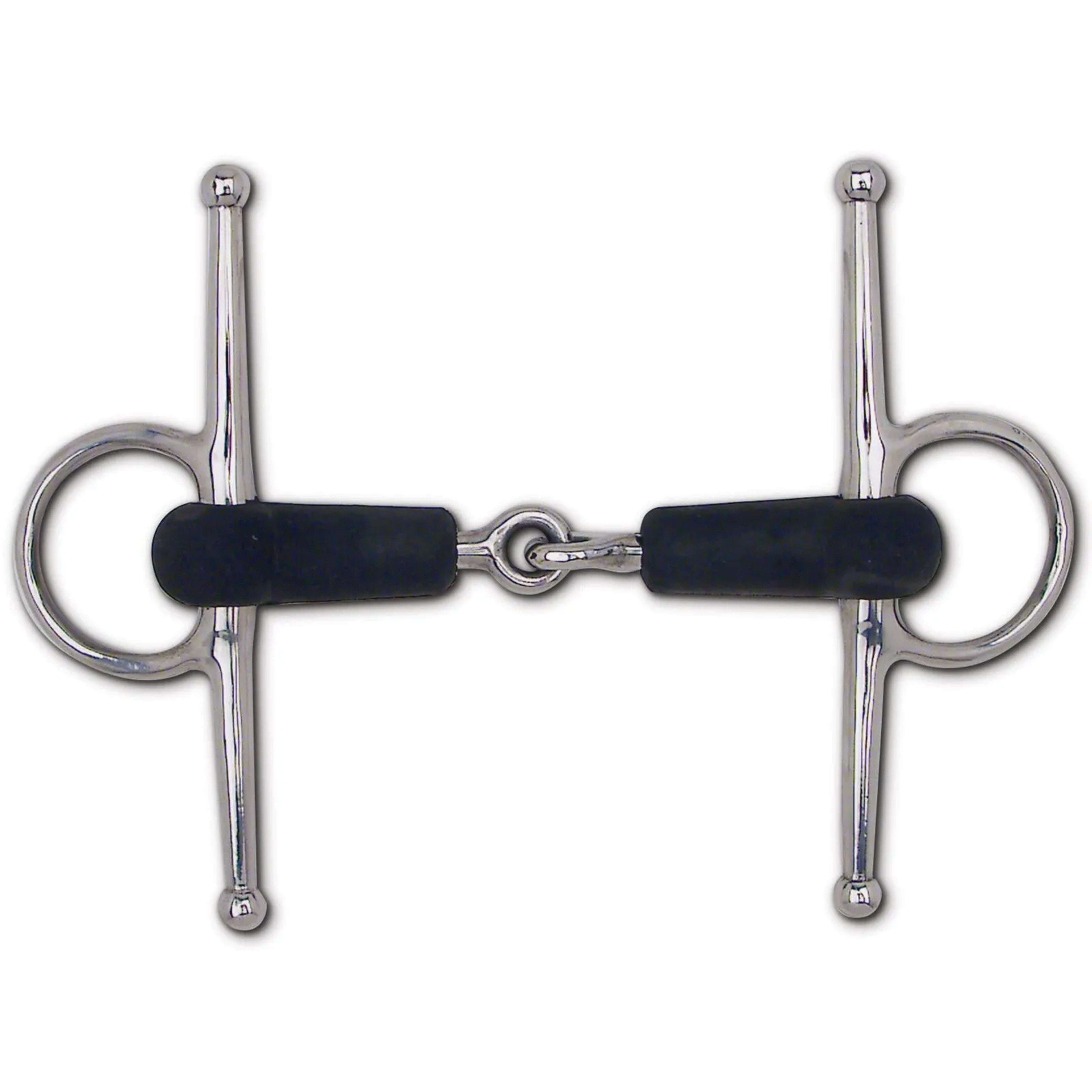 Toklat Full Cheek Jointed Rubber Snaffle 5"