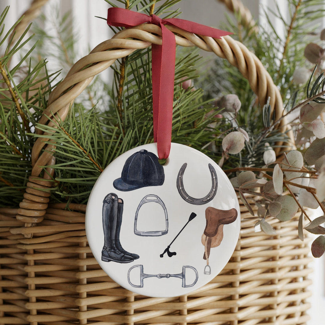 Wellington Equestrian 2-sided Ornament