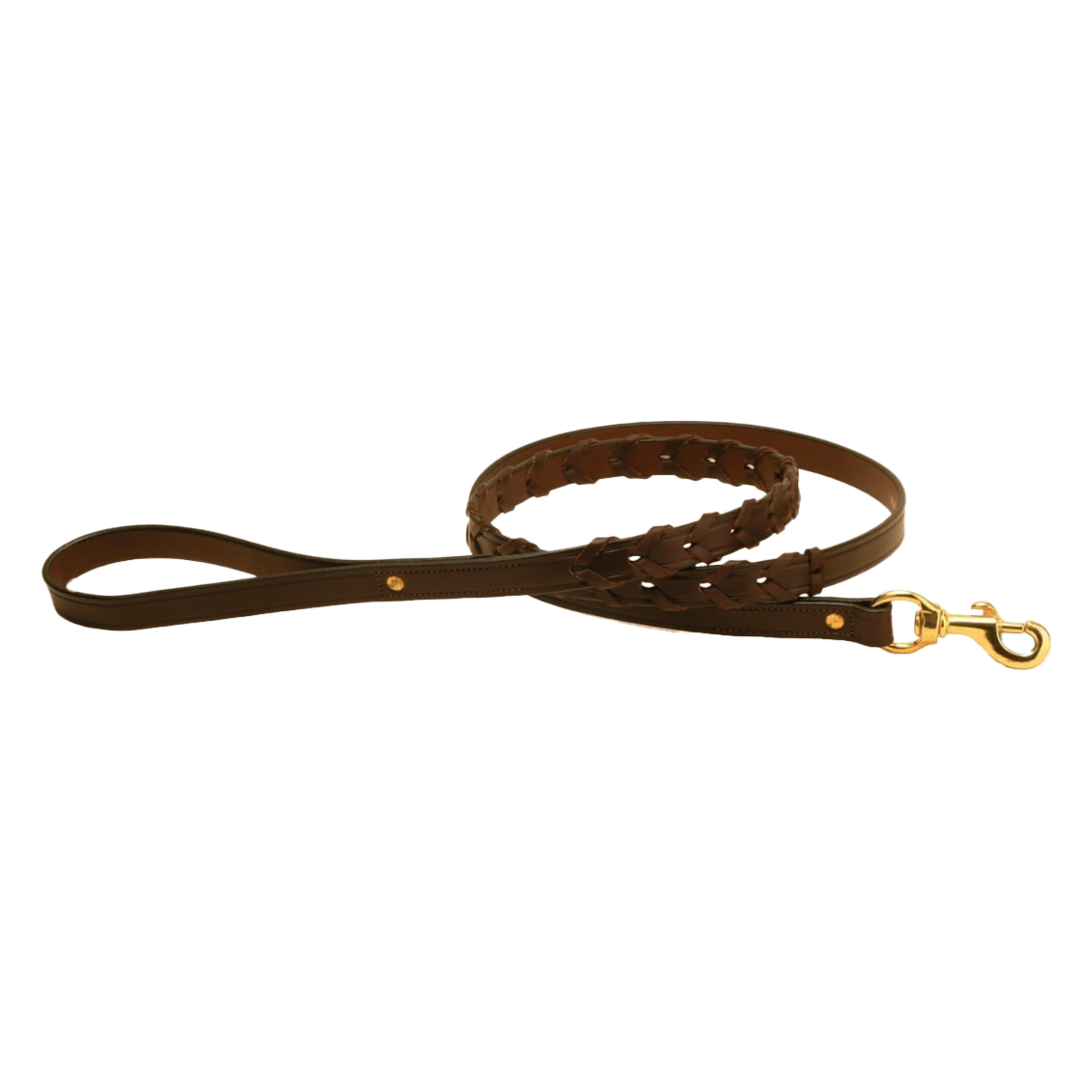 Tory Leather Dog Leash Laced Rein