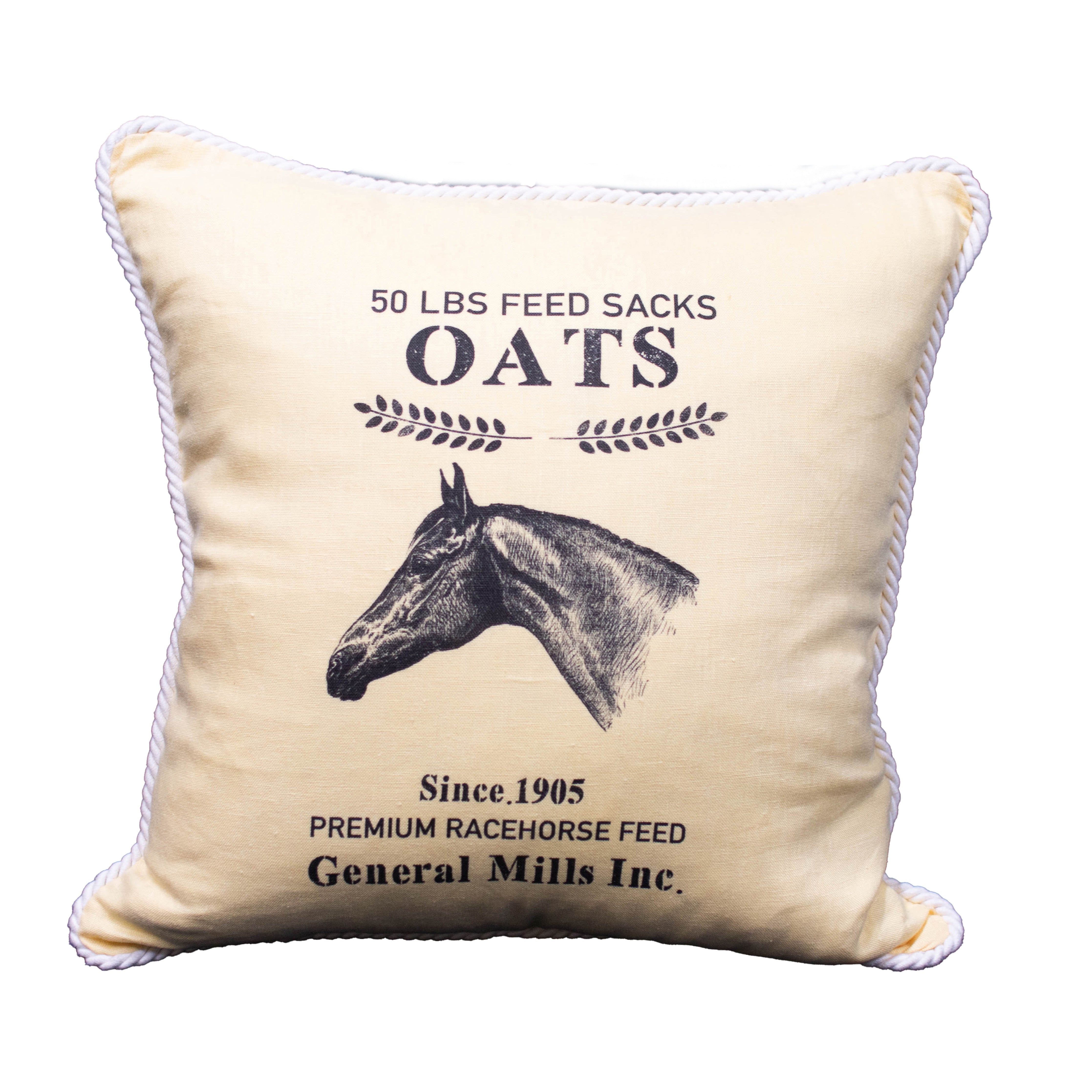 Ox Bow Corded Linen Pillow