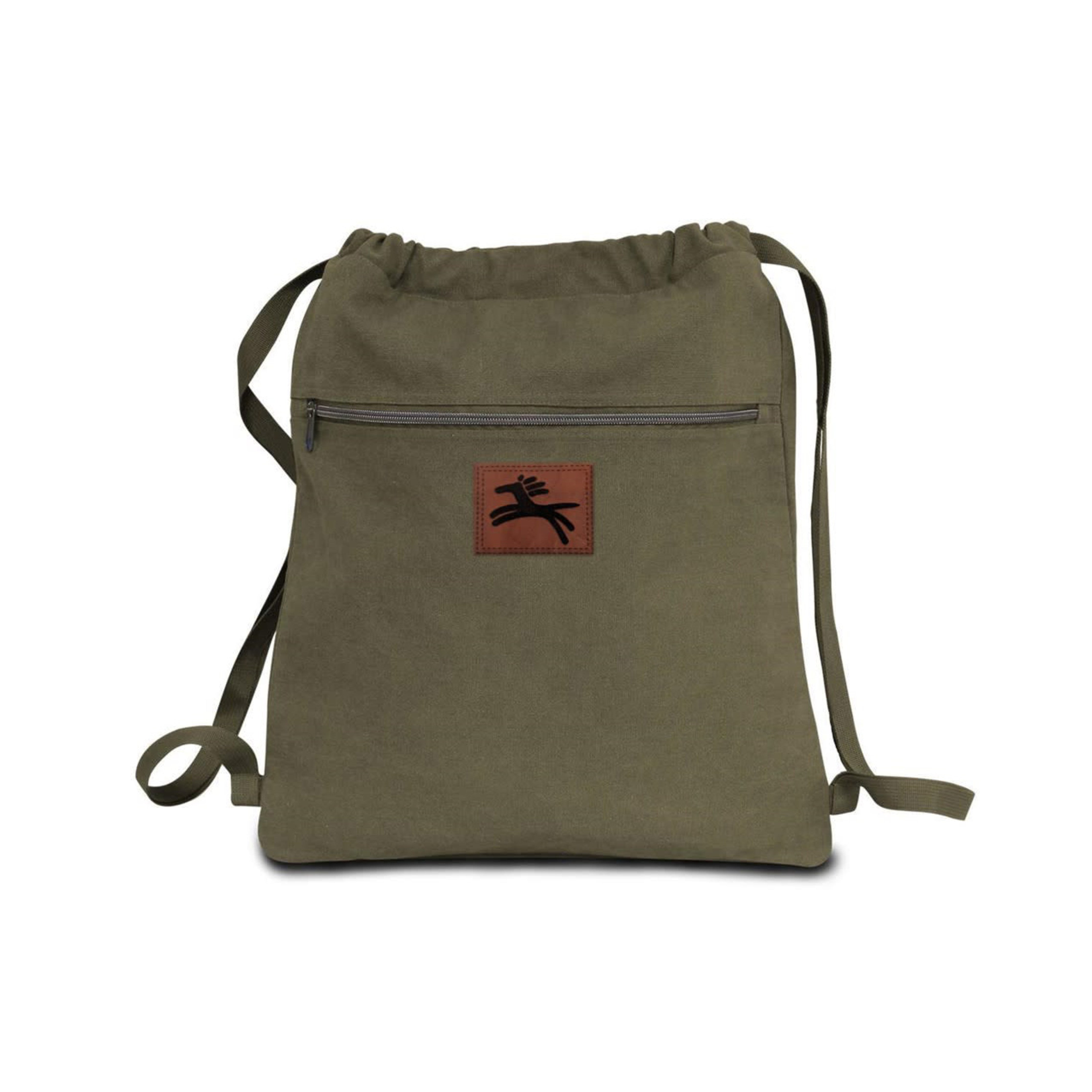 Cloth drawstring outlet backpack