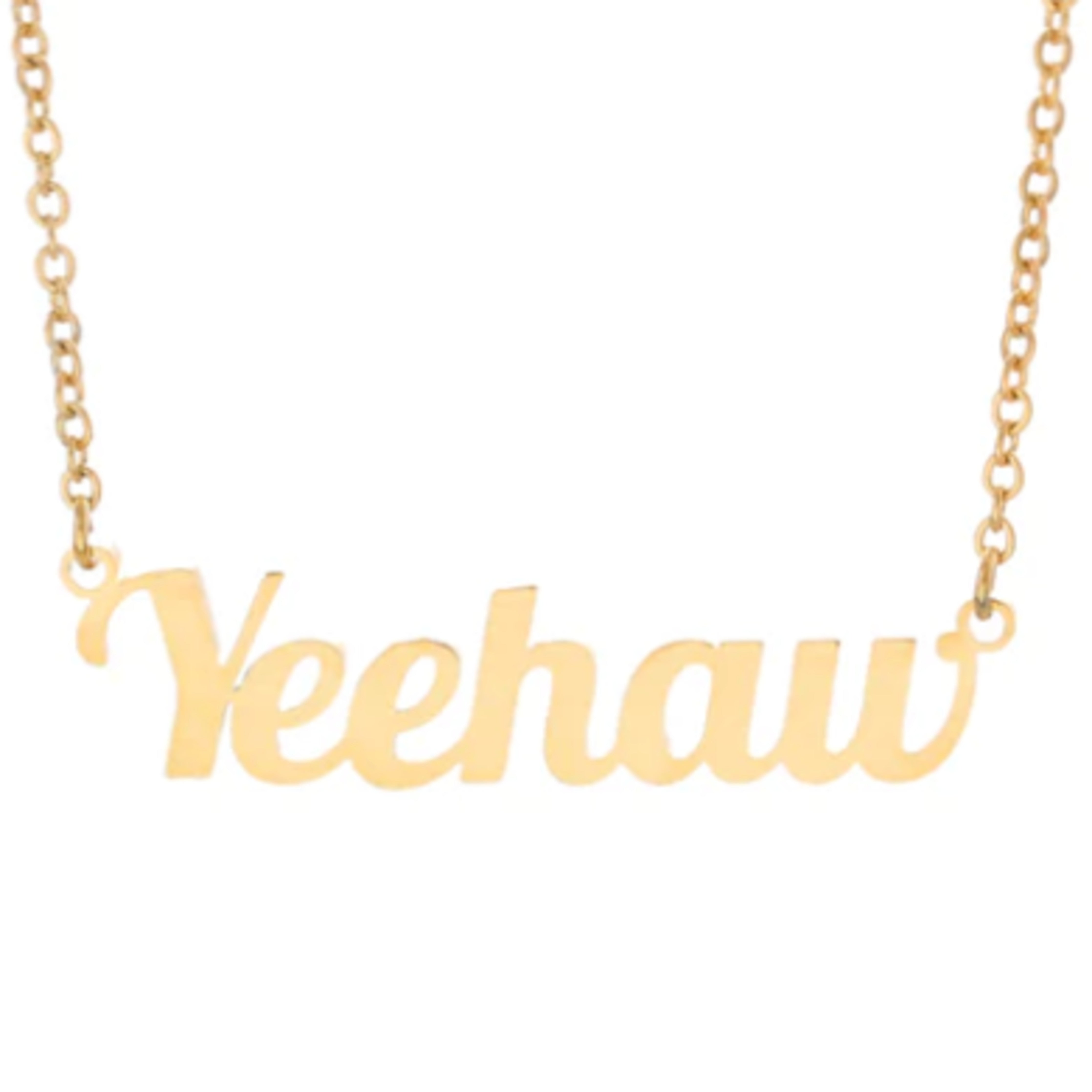 Elcee Nameplate Necklace