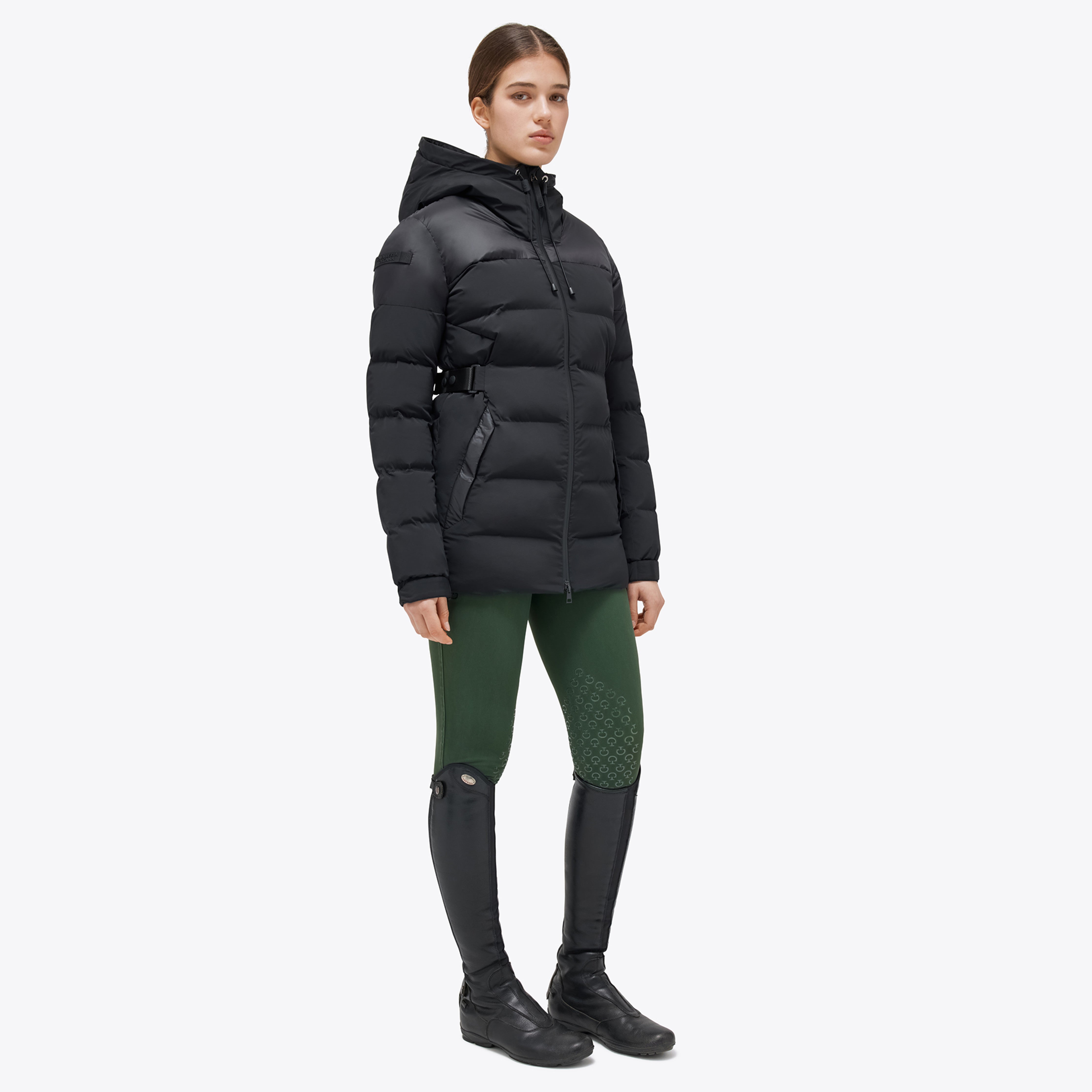 Cavalleria Toscana Long Belted Puffer Jacket ladies