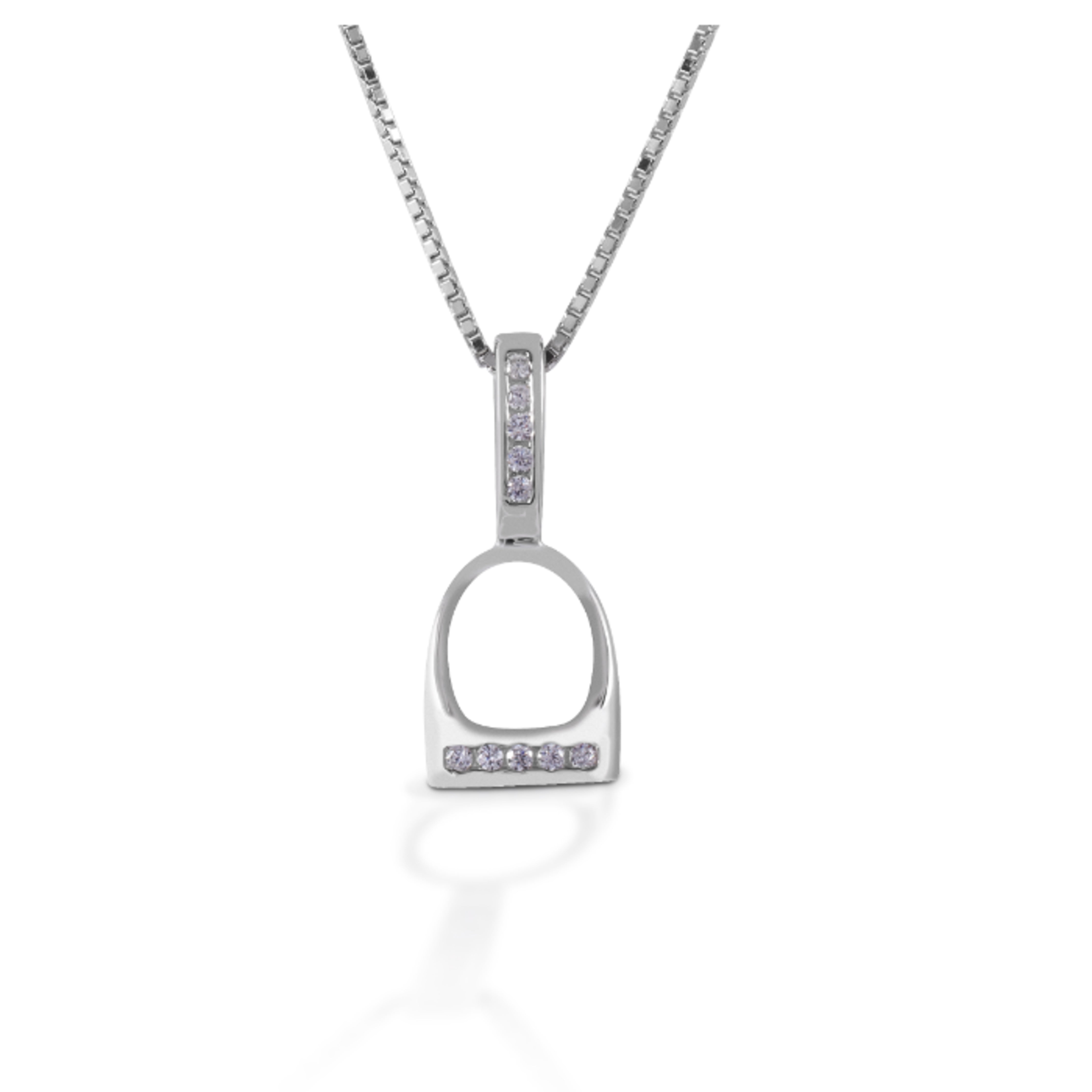 Kelly Herd Necklace Small English Stirrup Sterling